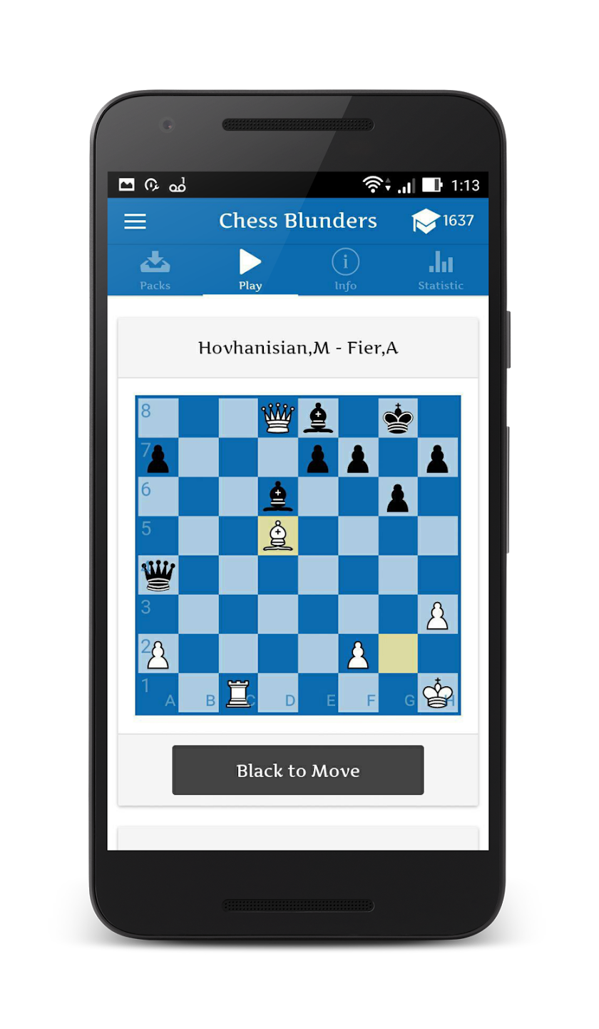 Blunders - Chess Puzzles Screen 1