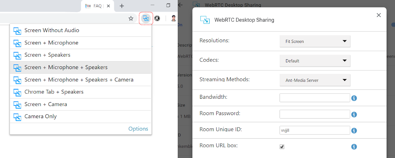 WebRTC Desktop Sharing Preview image 2