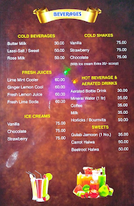 Navarang Chat Bandhar menu 1