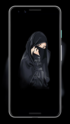 Wallpaper Kartun Muslimah