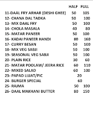 Maa Food menu 2