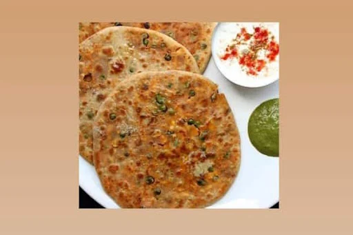 2 Paneer Paratha With Butter Combo