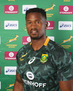 Sikhumbuzo Notshe during the Springbok Sevens Headshots at Stellenbosch Academy of Sport on November 24, 2017 in Setllenbosch, South Africa. 