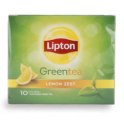 Lipton Green Tea Lemon Zest - 10 bags