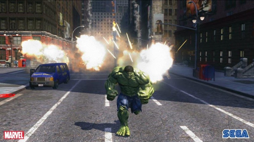 Hình ảnh trong game The Incredible Hulk (screenshot)