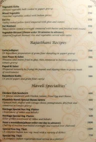 Khandela Haveli Restaurant menu 6