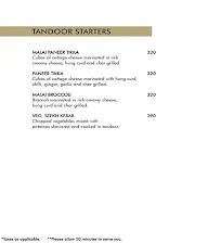 Dharani menu 7