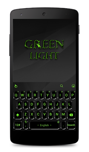 Black Green Keyboard Theme