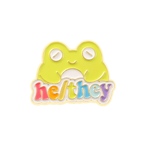 Title 7, Creative Cartoon Cute Frog Shape Alloy Brooch, ...