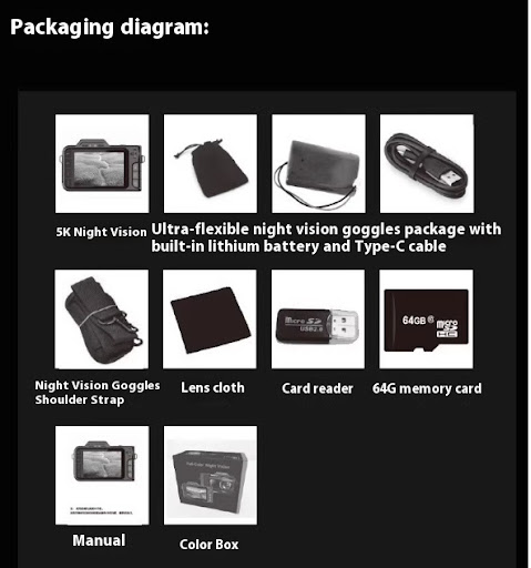 Title 12, Portable All Night Color Infrared Night Vision ...