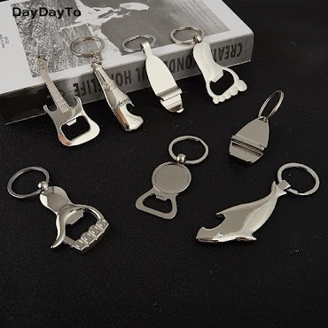 Daydo Móc Khóa Bằng Nhôm Kèm Đồ Khui Nắp Chai Bia Nhỏ Màu Bạc