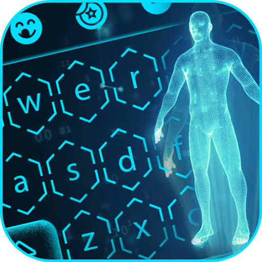 Hologram Keyboard Theme