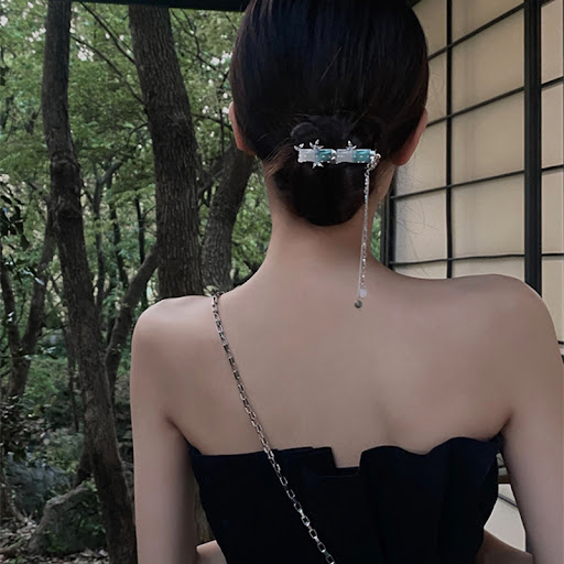 Title 4, Niche Design Senior Sense Of Hair Clip, a styli...