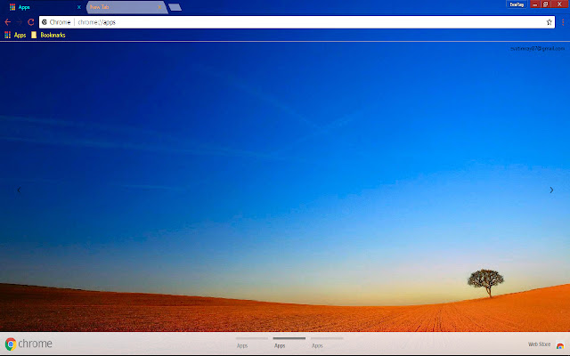 Horizon Lonely Tree Meadow Sky chrome extension