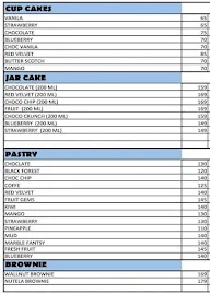 Bake King menu 3