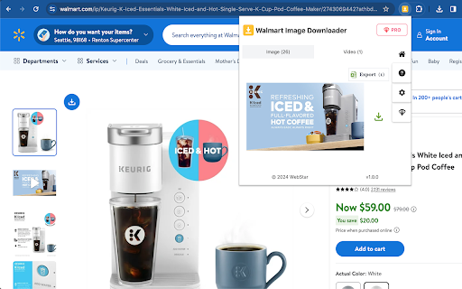 Walmart Image Downloader