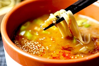 Spicy Miso Tsukemen (Dipping Noodles)