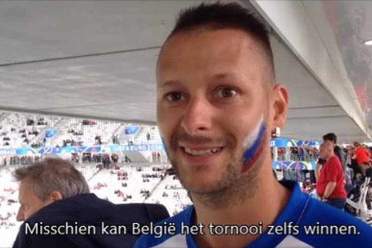 We hopen dat deze fan van Slowakije gelijk krijgt: "België kan het EK winnen!"