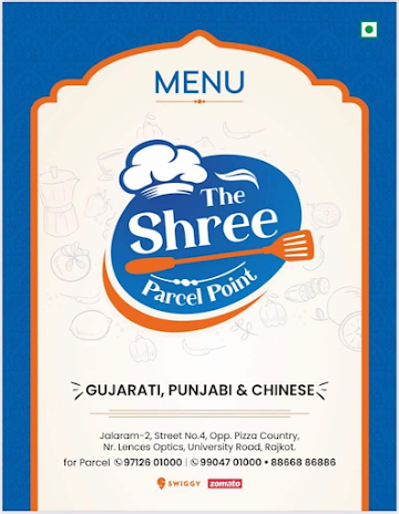 The Shree Parcel Points Tiffin And Catering Service menu 