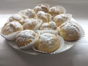 BOMBAS DE CREMA PASTELERA