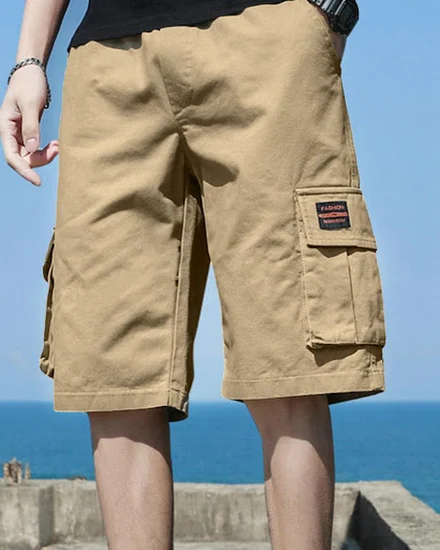 2023 Men's Cargo Shorts Fashion Casual Multi-pocket Sport... - 0