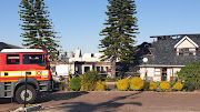 The burnt hotel in Durbanville.

