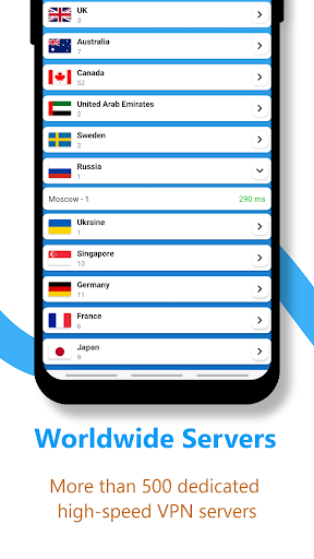 Screenshot TELE VPN - super fast VPN app