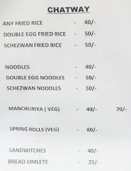 Delicious Chatway menu 1