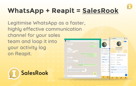 SalesRook for WhatsApp and Reapit small promo image