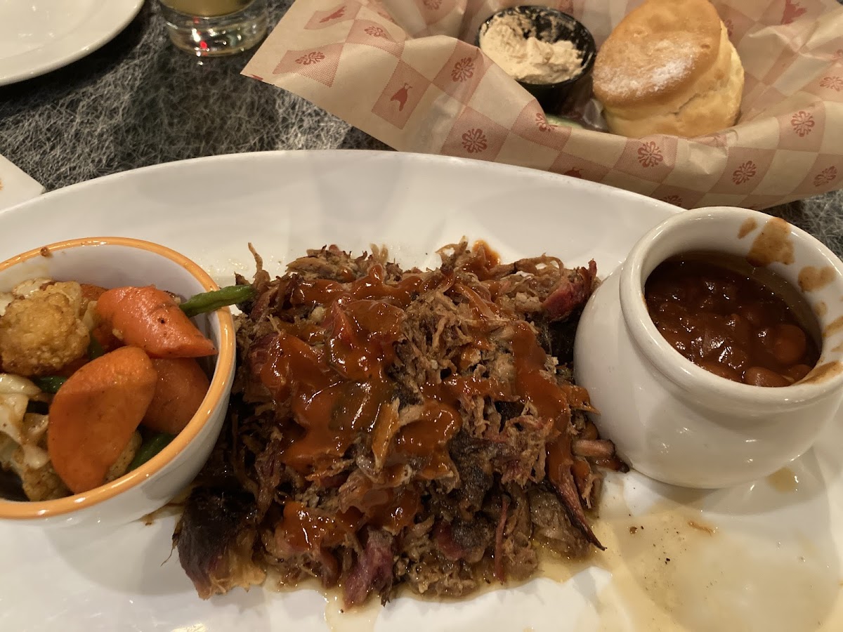 Pulled pork plate, all GF