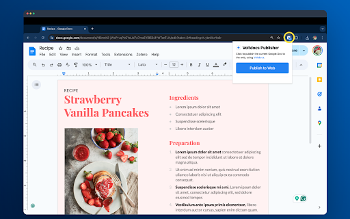 Voltdocs: Convert your Google Doc to a website
