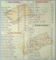 Yours Universe - Bakers & Cakes menu 2