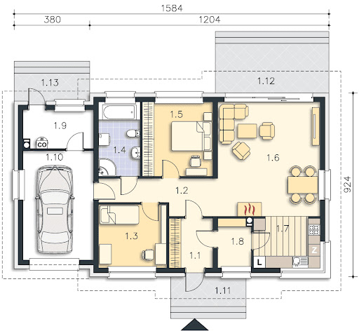 Royan II DCB89a - Rzut parteru