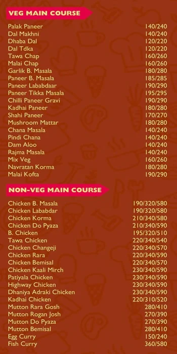 Players Family Restaurant & Cafe menu 