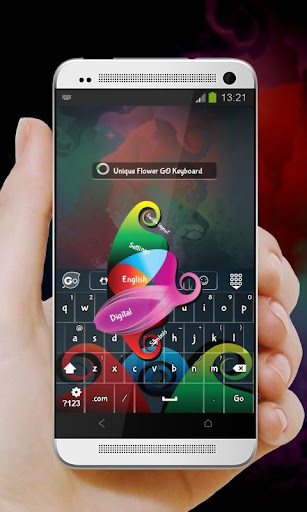 免費下載個人化APP|獨特的花 GO Keyboard app開箱文|APP開箱王