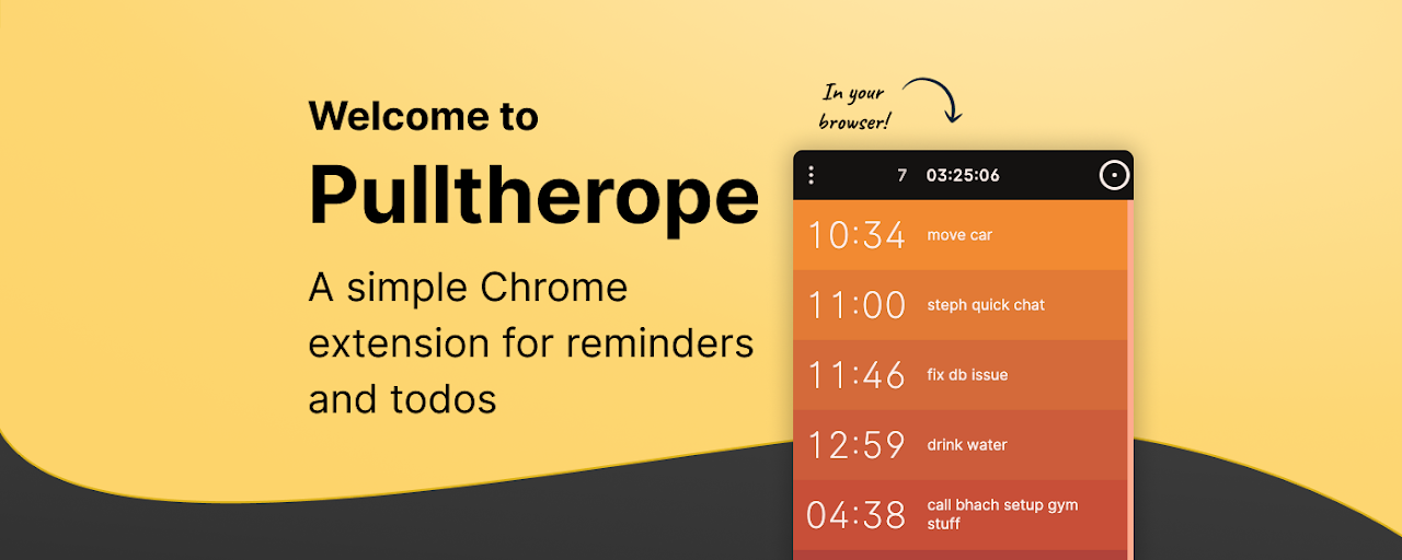 Pulltherope - Simple reminders Preview image 2