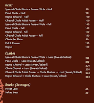 Nagpal's Chole Bhature menu 3