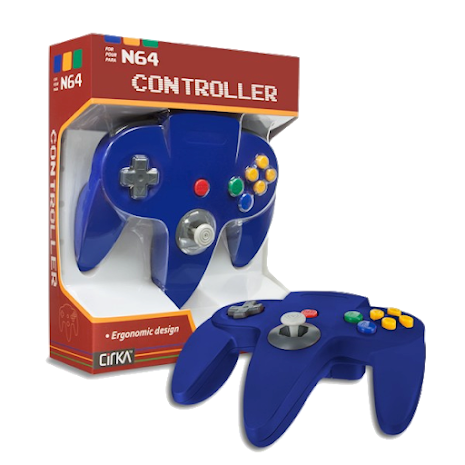 N64 Handkontroll (Blue) Ny