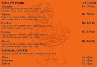 Bakhlavaji menu 2