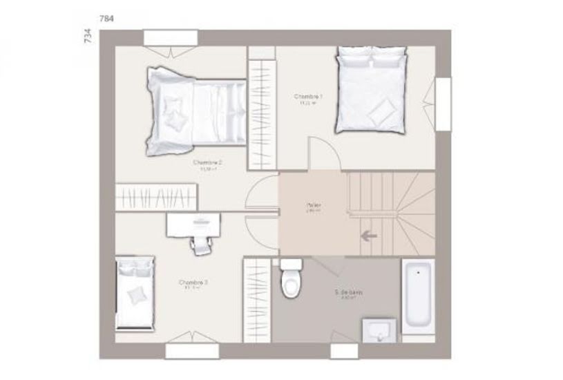  Vente Terrain + Maison - Terrain : 400m² - Maison : 85m² à Chabottes (05260) 