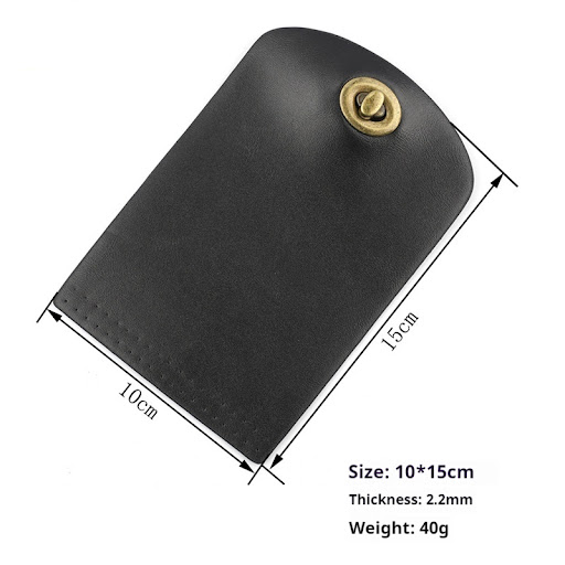 Title 6, Handmade Leather Bag Metal Flip Tightening Buck...