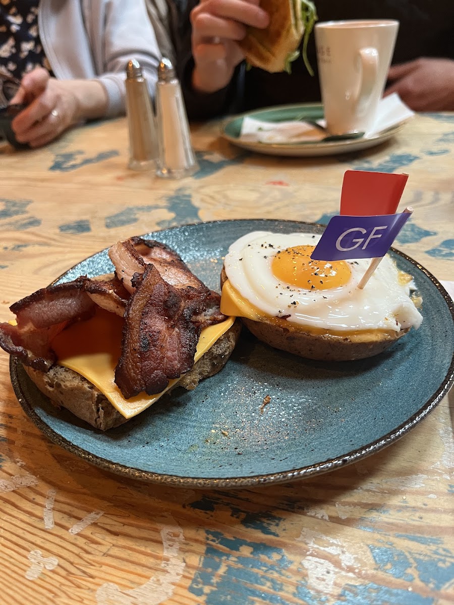 GF breakfast muffin.