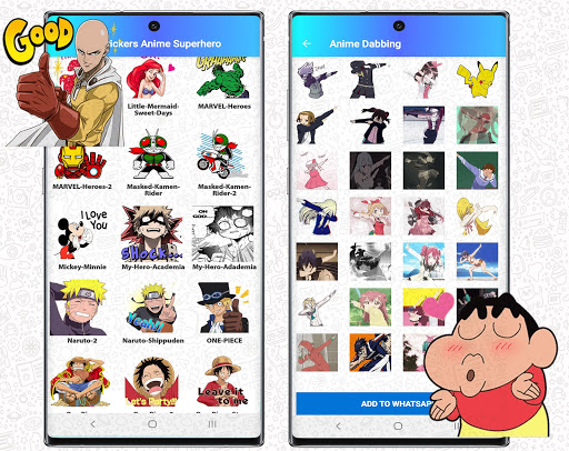 WAStickerApps Anime Hero Cute Sticker