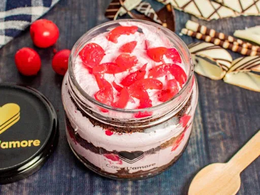 German Black Forest Jar Cake (Small)