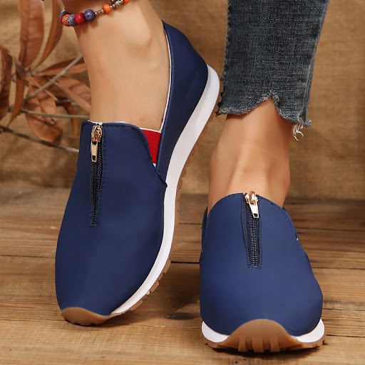 Title 6, Plus Size Ladies Casual Front Zipper Pointed To...