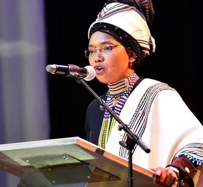 Noxolo Grootboom was bestowed with an honorary doctorate at Rhodes University.