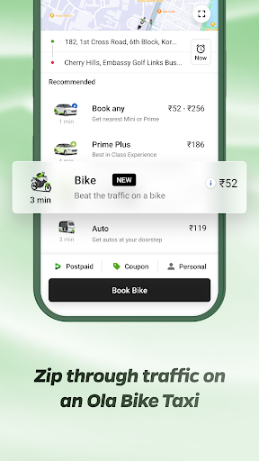 Ola: Book Cab, Auto, Bike Taxi screenshot #2