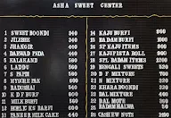 Asha Sweets Centre menu 8