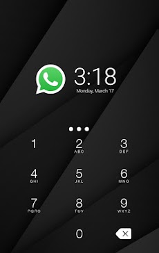 クールな黒のテーマ-CM AppLockのおすすめ画像2