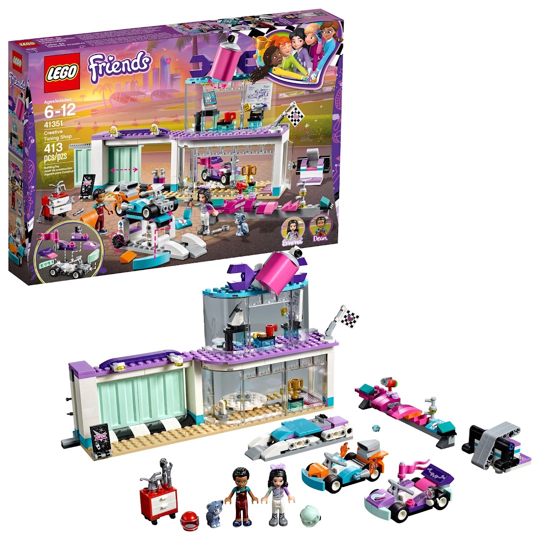 LEGO Friends Мастерская по тюнингу автомобилей конструктор купить в интернет магазине